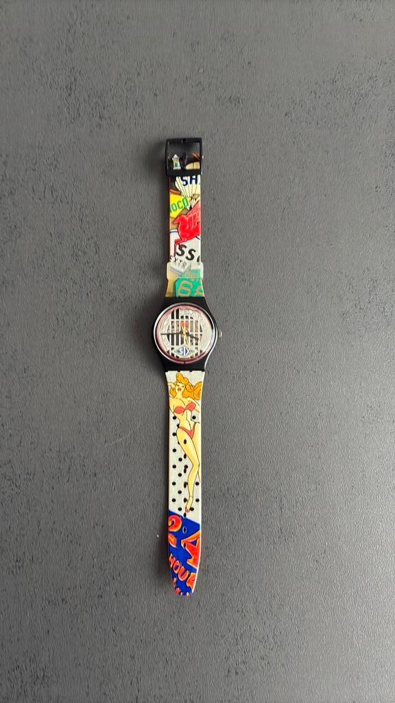 SWATCH QUARTZ Horloge, Sieraden, Tassen en Uiterlijk, Horloges | Heren, Zo goed als nieuw, Swatch, Ophalen of Verzenden
