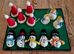 Oude Retro gehaakte Kerst (boom) hangers:, Antiek en Kunst, Ophalen of Verzenden