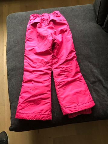 Skibroek roze maat 122  beschikbaar voor biedingen