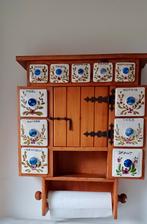 Vintage kruidenrek met beschadiging, Antiek en Kunst, Ophalen