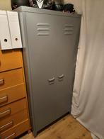 Stalen locker kast, legbord boven, daaronder kledingstang, Huis en Inrichting, Kasten | Lockerkasten, Ophalen, Gebruikt