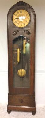 0696 Staande klok. Duitse bolkop., Antiek en Kunst, Ophalen of Verzenden