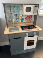 Speelgoedkeukentje inclusief spulletjes, Ophalen, Gebruikt, Hout, Speelkeuken