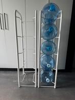 2x rvs rekken om 10 waterflessen op te stapelen- waterkoeler, Ophalen of Verzenden, Zo goed als nieuw
