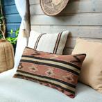 Kelimkussen langwerpig 40x75 vintage bruinrood, Huis en Inrichting, Woonaccessoires | Kussens, Yazgibi, Overige kleuren, Verzenden