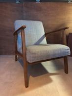 Ikea Ekenaset Fauteuil Grijs Donker hout, Ophalen, Gebruikt, Hout, 75 tot 100 cm