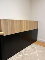 3x Ikea Besta kasten eikeneffect met Lappviken deuren, Ophalen, Kunststof, 50 tot 100 cm, Zo goed als nieuw