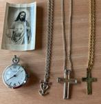 Kettingen kettinkjes bedels bedeltjes kruis kruisjes anker, Ophalen of Verzenden, Overige materialen, Ketting