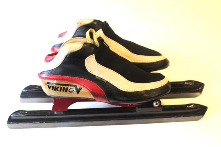 VIKING GOLD NAGANO SPECIAL MAAT 39, Sport en Fitness, Schaatsen, Gebruikt, Noren, Viking, Klapschaats, Ophalen of Verzenden