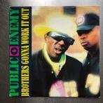 hip hop 7" Public Enemy – Brothers Gonna Work It Out, Cd's en Dvd's, Vinyl Singles, Gebruikt, 7 inch, Single, Ophalen of Verzenden