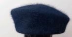 Blauw wollig (kerk) baret / hoed / pet, Kleding | Dames, Hoeden en Petten, Ophalen of Verzenden, Zo goed als nieuw, One size fits all
