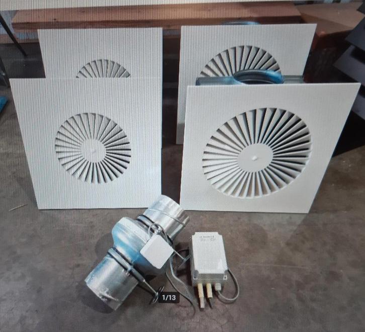 Ventilatiebox Woonhuisventilatie Plenumbox ventilatie, Huis en Inrichting, Woonaccessoires | Overige, Gebruikt, Ophalen