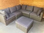 Exotan rimini loungeset, Ophalen, Rotan, Bank, 6 zitplaatsen