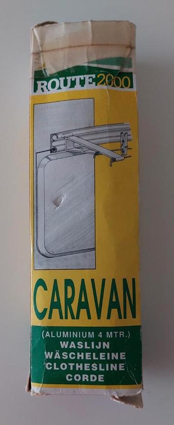 Waslijn voor aan de caravan beschikbaar voor biedingen