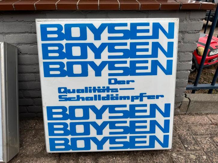 Boysen Lichtbak - Der Qualitäts Schalldämpfer, Verzamelen, Merken en Reclamevoorwerpen, Gebruikt, Lichtbak of (neon) lamp, Ophalen