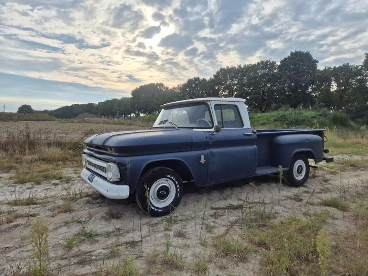 Chevrolet 3.8 230cid L6 1963 Powerglide / Longbed / Stepside, Auto's, Bestelauto's, Bedrijf, Chevrolet, Benzine, Automaat, Geïmporteerd