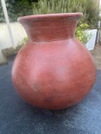 Terra cotta vaas, Tuin en Terras, Bloempotten, Ophalen of Verzenden, Rond, Aardewerk, Minder dan 25 cm