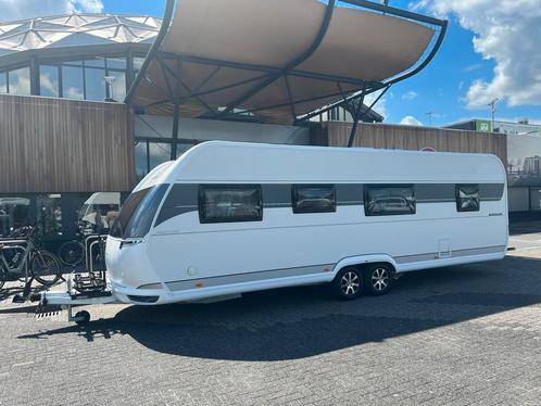 Zgan hobby prestige 720 kmfu prestige blackline, Caravans en Kamperen, Caravans, Particulier, 1500 - 2000 kg, Rondzit, Hobby, Luifel