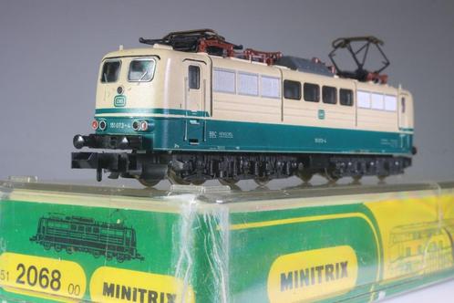 Elektrische locomotief BR 151, beige/blauw, DB, Hobby en Vrije tijd, Modeltreinen | N-Spoor, Gebruikt, Locomotief, Gelijkstroom