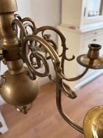 Koperen Kaarsenkroon met 6 Armen, Ophalen, Koper of Brons