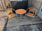 Bolero tuinset aluminium met essenhout, Ophalen, Zo goed als nieuw, Aluminium