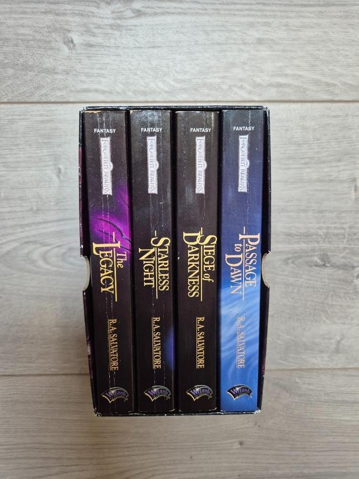 Legacy of the Drow – R.A. Salvatore – boxed set, Boeken, Fantasy, Gelezen, Ophalen of Verzenden