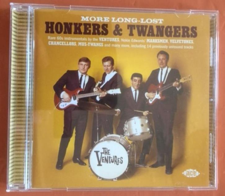 Honkers & Twangers/instrumentals van o.a. Ventures, Marksmen, Cd's en Dvd's, Cd's | Overige Cd's, Zo goed als nieuw, Ophalen of Verzenden