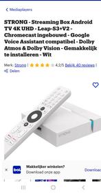 Strong Streaming Box Android TV 4K UHD, Ophalen of Verzenden, Nieuw