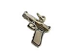 Zilveren Pistool hanger .925 zilver., Overige voorstellingen, Ophalen of Verzenden, Zo goed als nieuw, Zilver