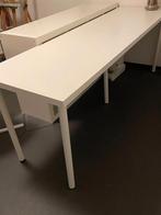tafel wit Ikea Linnmom / Adils 200 x 60, Ophalen, 200 cm of meer, 50 tot 100 cm, Zo goed als nieuw