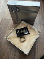 Zilverkleurige ring en oorbellen set van Buddha to Buddha, 18 tot 19, Ophalen of Verzenden, Zo goed als nieuw, Dame of Heer