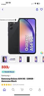 Samsung Galaxy a54 5G, Zwart, Touchscreen, Ophalen of Verzenden, Zo goed als nieuw