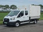 FORD TRANSIT 350 ac pick up euro6, Auto's, Gebruikt, Euro 6, 7 stoelen, Wit