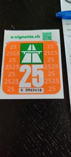Ongebruikt Vignet voor Zwitserland, met aankoopbon., Drie personen of meer