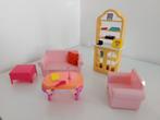 Barbie meubels woonkamer, Ophalen of Verzenden, Gebruikt, Barbie