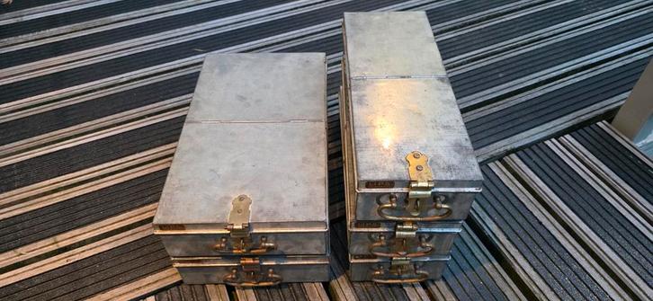 Lips Dordrecht Bankkluisjes - Vintage Set, Huis en Inrichting, Woonaccessoires | Kisten, Gebruikt, Minder dan 50 cm, Minder dan 50 cm