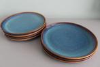 GLADELIG IKEA ontbijtbord - blauw - Ø20 cm, Ophalen of Verzenden, Zo goed als nieuw, Bord(en), Overige stijlen