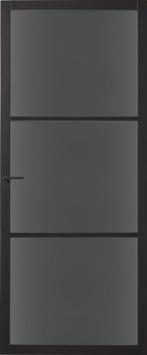 Binnendeur Scampton opdek Rook Glas 201.5 x 83 cm rechts, Doe-het-zelf en Verbouw, Deuren en Horren, Ophalen, Cando, 80 tot 100 cm