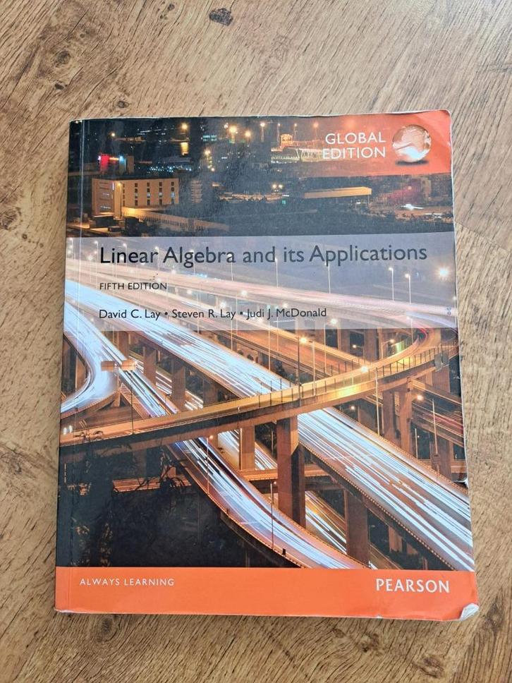 Linear Algebra & its Applications 5th Edition 9781292092232, Boeken, Studieboeken en Cursussen, Zo goed als nieuw, HBO, Beta, Ophalen of Verzenden