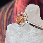 Granaat spessartien beschermt geluk steun powerful energie, Sieraden, Tassen en Uiterlijk, Ringen, Nieuw, Oranje, Ophalen of Verzenden