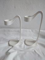 Ikea Kandelaar PS Ellam  Wit Metaal (2 stuks) waxinelicht, Wit, Ophalen of Verzenden, Zo goed als nieuw, Metaal