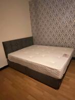 Luxury Velvet Upholstered Bed – Available in Multiple Sizes, Verzenden, Tweepersoons, Dekbedovertrek