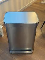 Simplehuman Vuilnisbak 55L - Zeer Netjes!, Huis en Inrichting, Woonaccessoires | Prullenbakken, Ophalen, Gebruikt, Met pedaal