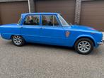 Alfa Giulia Super 1600cc met nieuwe Apk 2 jaar geldig, Auto's, Oldtimers, Zwart, Blauw, Leder, Particulier