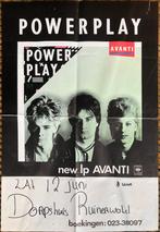 Poster 40x60 Powerplay Avanti begin jaren 80, Ophalen of Verzenden, Gebruikt, Deurposter of groter, Muziek