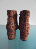 GRATIS VERZENDEN | NIEUWE leopard kekke bruine laarzen 39, Kleding | Dames, Schoenen, Bruin, Verzenden, Lage of Enkellaarzen, Nieuw