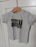 T-shirt heartbreaker | Zeeman | Maat 74, Kinderen en Baby's, Babykleding | Maat 74, Shirtje of Longsleeve, Ophalen of Verzenden