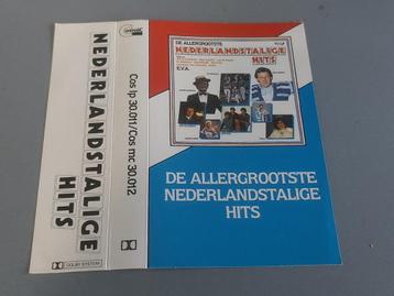 DE GROOTSTE NEDERLANDSTALIGE HITS (CASSETTEBANDJE) beschikbaar voor biedingen