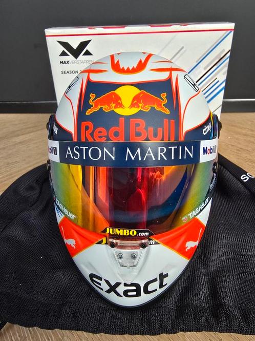 Max Verstappen Red Bull racing 1:2 helm 2019, Verzamelen, Automerken, Motoren en Formule 1, Zo goed als nieuw, Formule 1, Ophalen of Verzenden