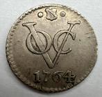 Utrecht V.O.C. Halve Duit 1764 afslag zilver, Postzegels en Munten, Munten | Nederland, Ophalen of Verzenden, Vóór koninkrijk